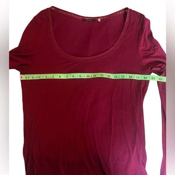 Elie Tahari Scoop Neck Long Sleeve Top - Large - Picture 7 of 10